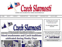 Tablet Screenshot of czechslavnosti.com